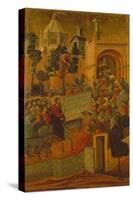 The Entry into Jerusalem, 1308-11-Duccio di Buoninsegna-Stretched Canvas