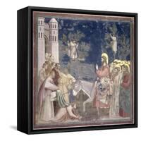 The Entry into Jerusalem, circa 1305-Giotto di Bondone-Framed Stretched Canvas