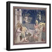 The Entry into Jerusalem, circa 1305-Giotto di Bondone-Framed Giclee Print