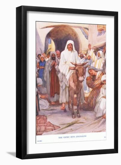 The Entry into Jerusalem-Arthur A. Dixon-Framed Giclee Print