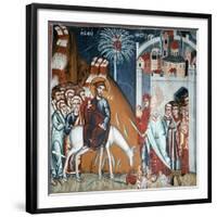 The Entry into Jerusalem-Symeon Axenti-Framed Giclee Print