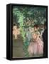 The Entry into the Scene. 1876-1883. Oil on canvas.-Edgar Degas-Framed Stretched Canvas