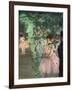 The Entry into the Scene. 1876-1883. Oil on canvas.-Edgar Degas-Framed Giclee Print