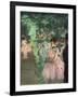 The Entry into the Scene. 1876-1883. Oil on canvas.-Edgar Degas-Framed Giclee Print