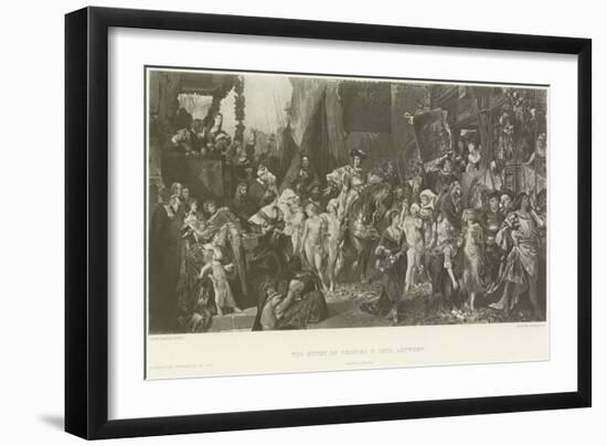 The Entry of Charles V into Antwerp-null-Framed Giclee Print