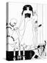 The Entry of Herodias-Aubrey Beardsley-Stretched Canvas