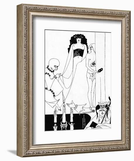 The Entry of Herodias-Aubrey Beardsley-Framed Art Print