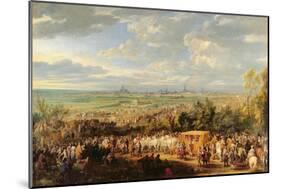 The Entry of Louis XIV (1638-1715) and Marie-Therese (1638-83) of Austria in to Arras-Adam Frans van der Meulen-Mounted Giclee Print