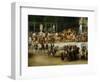 The Entry of Napoleon and Marie-Louise into the Tuileries Gardens on the Day of Their Wedding-Etienne-barthelemy Garnier-Framed Giclee Print