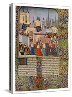 The Entry of Queen Isabella into Paris, C1385-null-Stretched Canvas