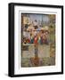 The Entry of Queen Isabella into Paris, C1385-null-Framed Giclee Print