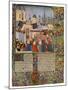 The Entry of Queen Isabella into Paris, C1385-null-Mounted Giclee Print