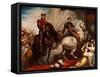 The Entry of Richard II and Bolingbroke into London-James Northcote-Framed Stretched Canvas