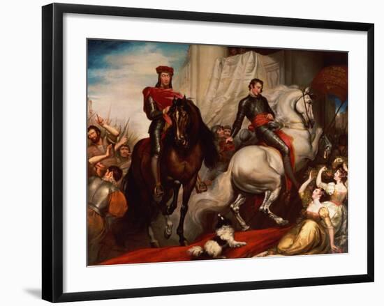 The Entry of Richard II and Bolingbroke into London-James Northcote-Framed Giclee Print