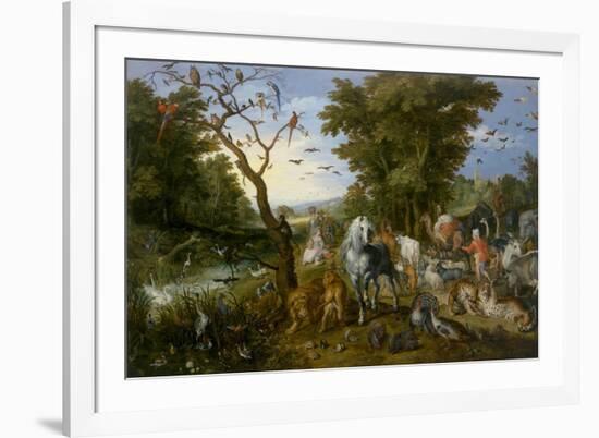 The Entry of the Animals into Noah's Ark, 1613-Jan Brueghel the Elder-Framed Art Print