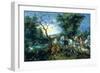 The Entry of the Animals into Noah's Ark (Oil on Panel)-Jan the Younger Brueghel-Framed Premium Giclee Print