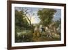 The Entry Of The Animals Into Noah'S Ark-Pieter Bruegel the Elder-Framed Giclee Print