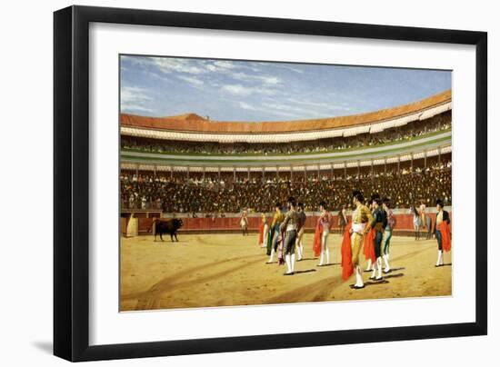 The Entry of the Bull-Jean Leon Gerome-Framed Giclee Print