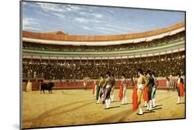 The Entry of the Bull-Jean Leon Gerome-Mounted Premium Giclee Print