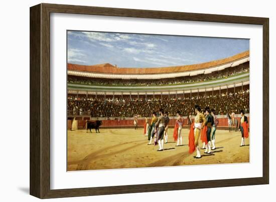 The Entry of the Bull-Jean Leon Gerome-Framed Giclee Print