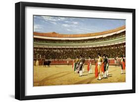 The Entry of the Bull-Jean Leon Gerome-Framed Giclee Print