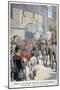 The Entry of the Comte Raymond Roger into Carcassonne, France, 1898-F Meaulle-Mounted Giclee Print