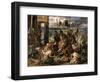 The Entry of the Crusaders in Constantinople-Eugene Delacroix-Framed Giclee Print