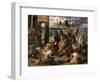 The Entry of the Crusaders in Constantinople-Eugene Delacroix-Framed Giclee Print