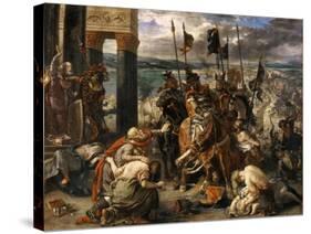 The Entry of the Crusaders in Constantinople-Eugene Delacroix-Stretched Canvas