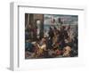 The Entry of the Crusaders Into Constantinople, 1840, (1911)-Eugene Delacroix-Framed Giclee Print