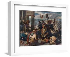 The Entry of the Crusaders Into Constantinople, 1840, (1911)-Eugene Delacroix-Framed Giclee Print