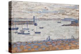 The Entry to the Port, Portrieux-Paul Signac-Stretched Canvas