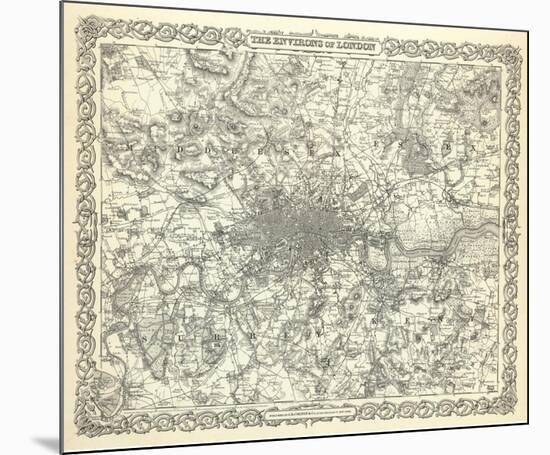 The Environs of London, c.1856-G^ W^ Colton-Mounted Art Print