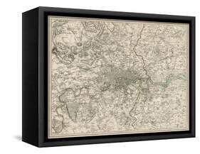 The Environs of London-H. Walters-Framed Stretched Canvas