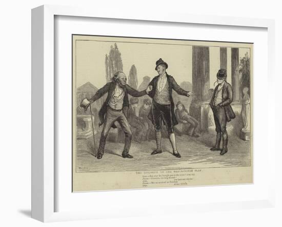 The Epilogue to the Westminster Play-William III Bromley-Framed Giclee Print