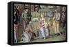 The Epiphany - Adoration of the Magi-Pietro Perugino-Framed Stretched Canvas