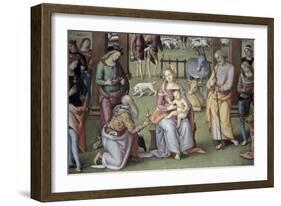 The Epiphany - Adoration of the Magi-Pietro Perugino-Framed Giclee Print