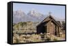 The Episcopal Chapel of the Transfiguration, Grand Teton National Park, Wyoming-Michael DeFreitas-Framed Stretched Canvas