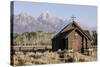 The Episcopal Chapel of the Transfiguration, Grand Teton National Park, Wyoming-Michael DeFreitas-Stretched Canvas