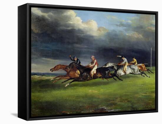 The Epsom Derby, 1821-Théodore Géricault-Framed Stretched Canvas