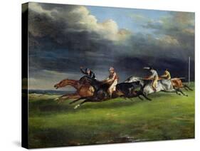 The Epsom Derby, 1821-Théodore Géricault-Stretched Canvas