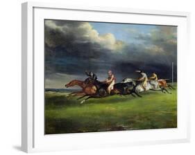 The Epsom Derby, 1821-Théodore Géricault-Framed Giclee Print