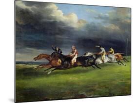 The Epsom Derby, 1821-Théodore Géricault-Mounted Giclee Print