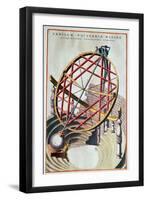 The equatorial armillary of Tycho Brahe, 16th century-Joan Blaeu-Framed Giclee Print