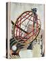 The Equatorial Armillary of Tycho Brahe, 17th Century-CM Dixon-Stretched Canvas