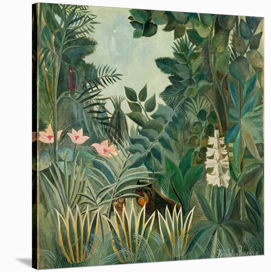 The Equatorial Jungle, 1909-Henri Rousseau-Stretched Canvas