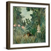 The Equatorial Jungle, 1909-Henri Rousseau-Framed Giclee Print