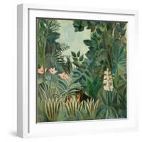 The Equatorial Jungle, 1909-Henri Rousseau-Framed Giclee Print