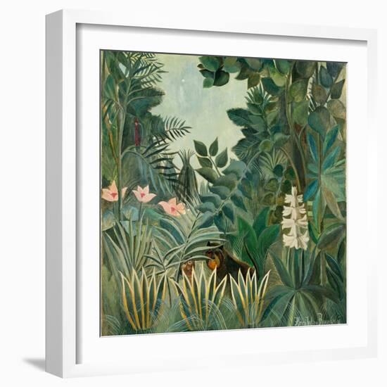 The Equatorial Jungle, 1909-Henri Rousseau-Framed Giclee Print