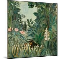 The Equatorial Jungle, 1909-Henri Rousseau-Mounted Giclee Print